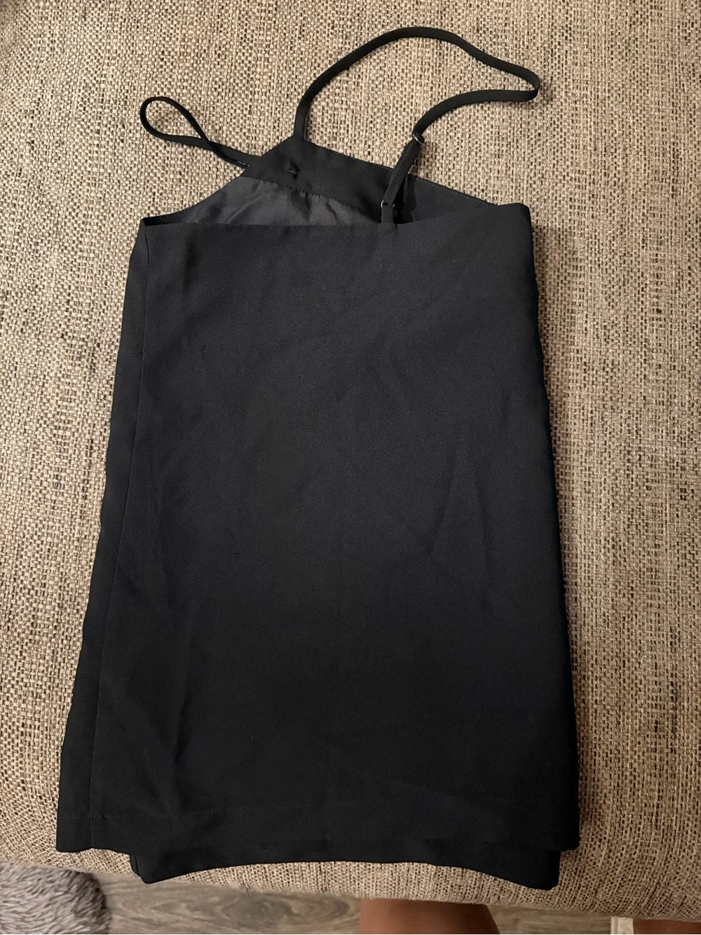 J. Crew Black Straps top